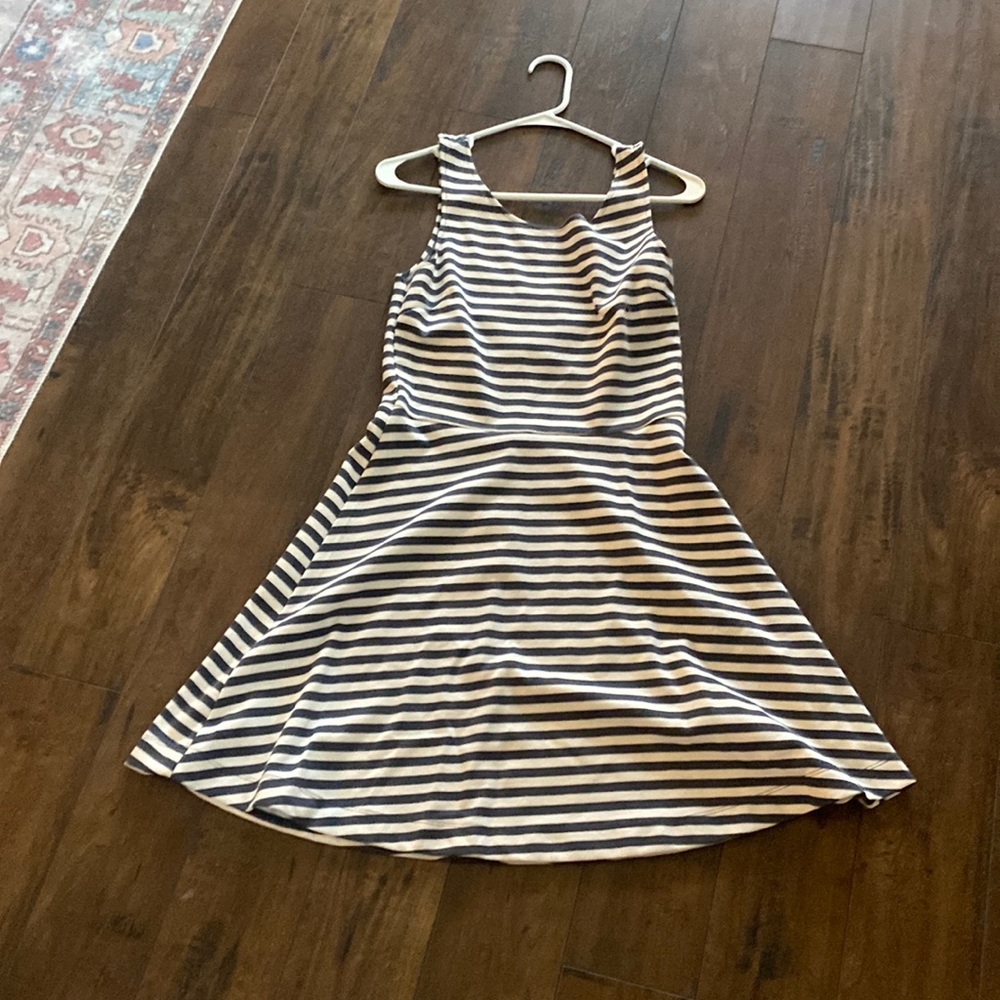 New without tags striped fit and flare dress size 10